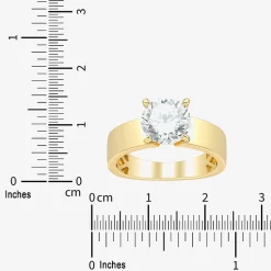 Bridal Addiction (H-I / Si1-Si2) Womens 2 CT. T.W. Lab Grown White Diamond 14K Gold Round Solitaire Engagement Ring