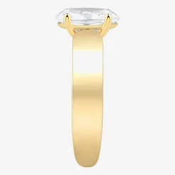 Bridal Addiction (H-I / Si1-Si2) Womens 2 CT. T.W. Lab Grown White Diamond 14K Gold Oval Solitaire Engagement Ring