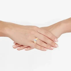 Bridal Addiction Womens 2 CT. T.W. Lab Grown White Diamond 14K Gold Marquise Solitaire Engagement Ring