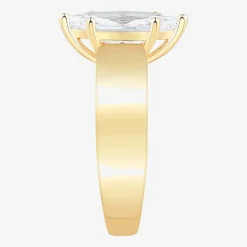 Bridal Addiction Womens 2 CT. T.W. Lab Grown White Diamond 14K Gold Marquise Solitaire Engagement Ring