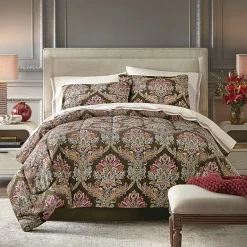 Broadhaven Lilith 8-pc. Damask + Scroll Complete Bedding Set with Sheets