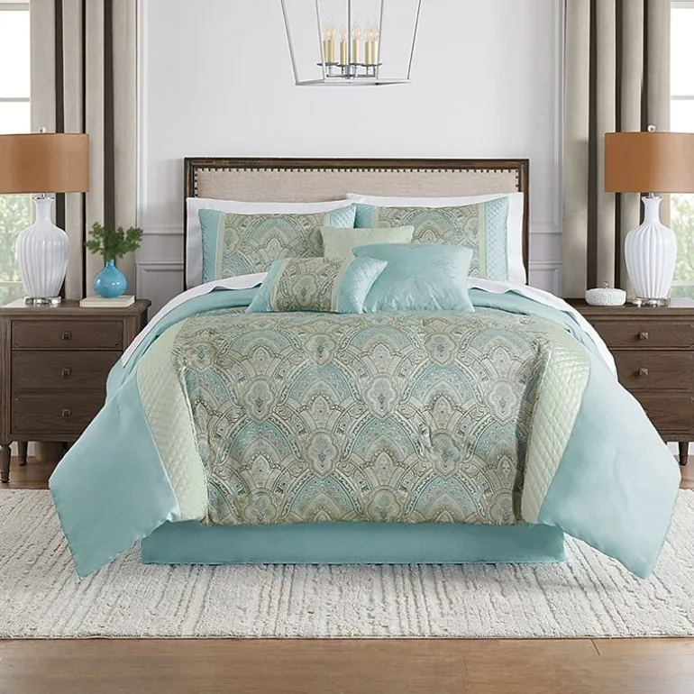 Broadhaven Sterling 7-pc. Embellished Embroidered Comforter Set