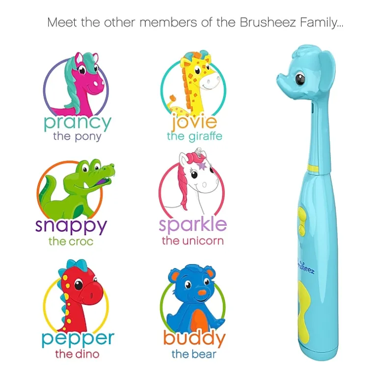 Brusheez Kid's Electric Toothbrush Set - Ollie the Elephant