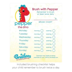 Brusheez Kid's Electric Toothbrush Set - Pepper the Dinosaur