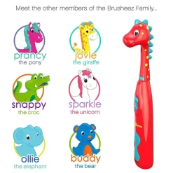 Brusheez Kid's Electric Toothbrush Set - Pepper the Dinosaur