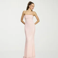 B. Smart Womens Juniors Draped Neck Sleeveless Beaded Bodycon Dress