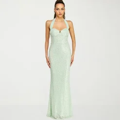 B. Smart Womens Juniors Sweetheart Neck Sleeveless Sequin Bodycon Dress