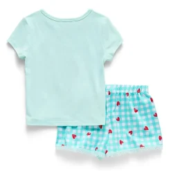 Btween Toddler Girls Round Neck Short Sleeve 2-pc. Pajama Set