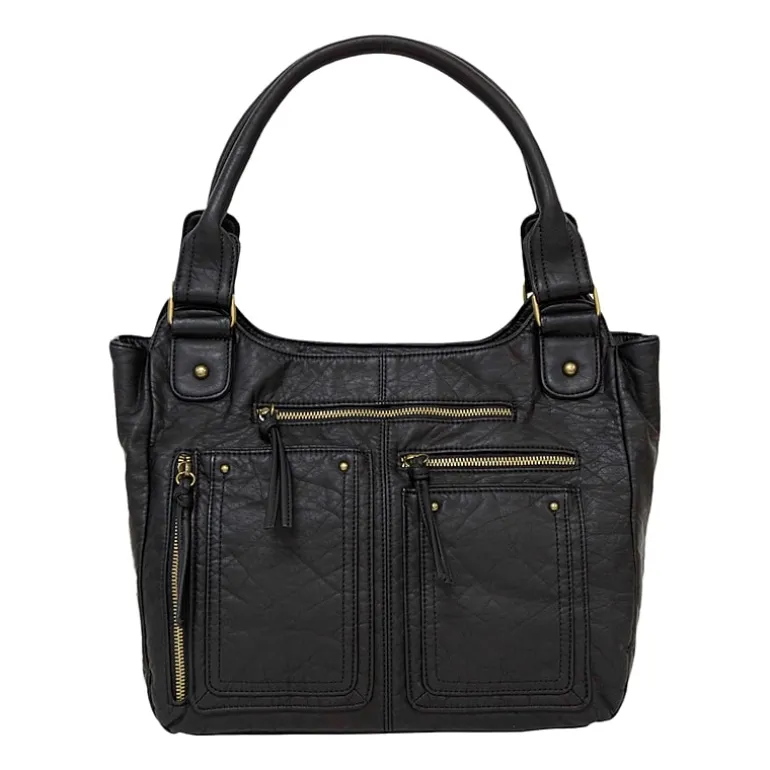 Bueno of California Double Handle Shoulder Bag