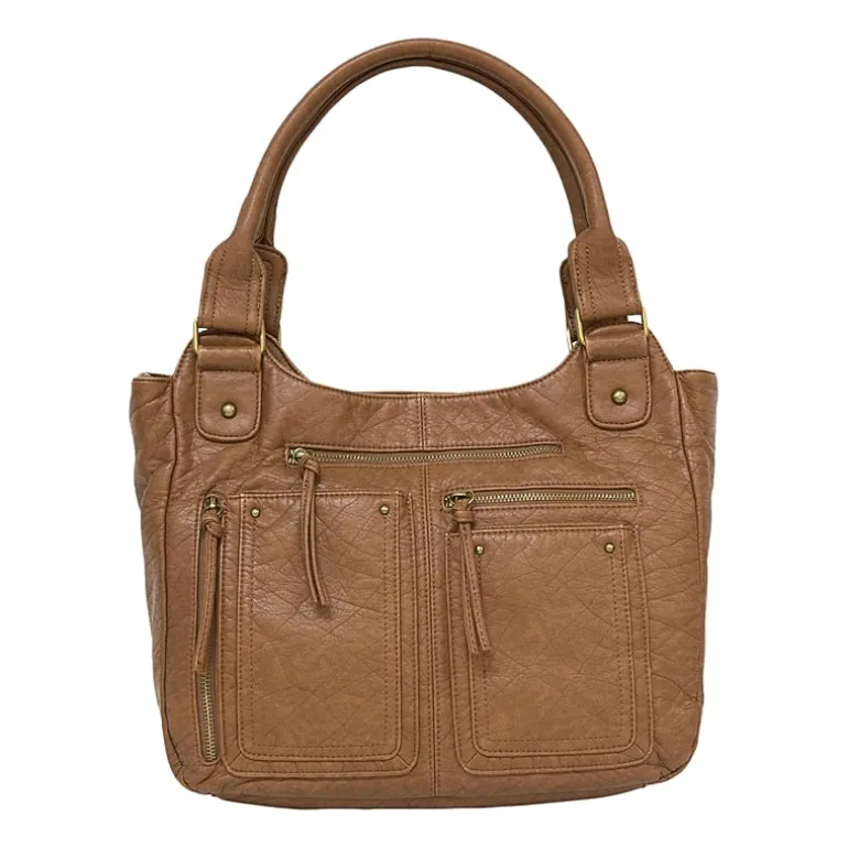 Bueno of California Double Handle Shoulder Bag