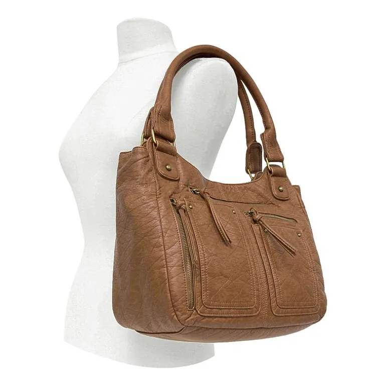 Bueno of California Double Handle Shoulder Bag