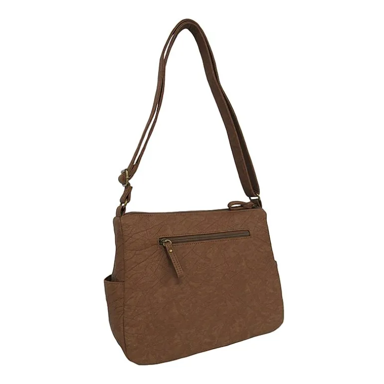 Bueno of California Medium Double Zip Crossbody Bag