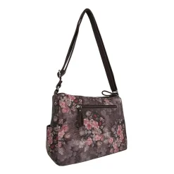 Bueno of California Medium Double Zip Crossbody Bag