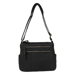 Bueno of California Medium Double Zip Crossbody Bag