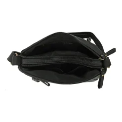 Bueno of California Medium Double Zip Crossbody Bag