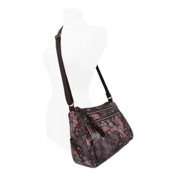 Bueno of California Medium Double Zip Crossbody Bag