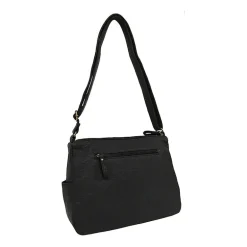 Bueno of California Medium Double Zip Crossbody Bag