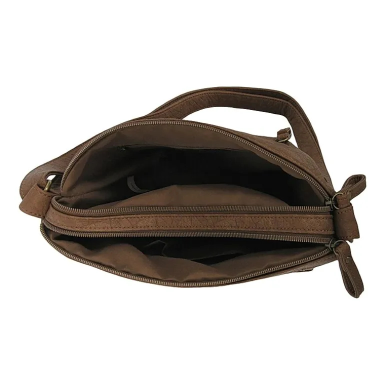 Bueno of California Medium Double Zip Crossbody Bag