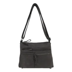 Bueno of California North South Zip Washed Crossbody Bag