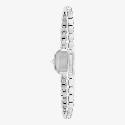 Bulova Box Set Bul Crystal Womens Silver Tone Stainless Steel 2-pc. Watch Boxed Set 96x168