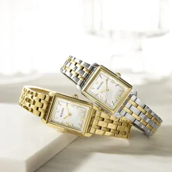 Bulova Classic Sutton Womens Two Tone Stainless Steel Bracelet Watch 98l308
