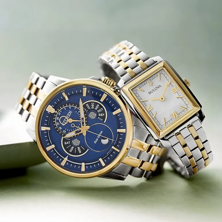Bulova Classic Sutton Womens Two Tone Stainless Steel Bracelet Watch 98l308