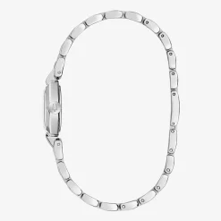 Bulova Goddess Of Time Womens Silver Tone Stainless Steel Bracelet Watch 96l361