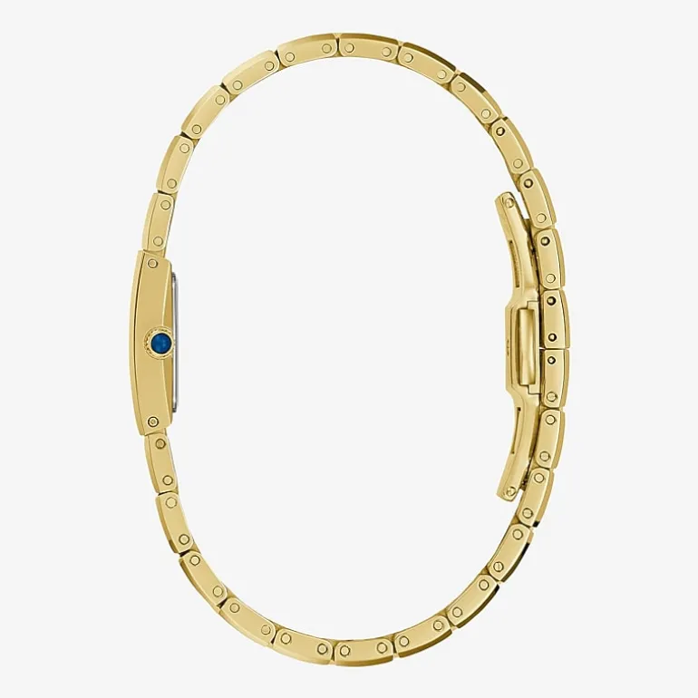 Bulova Harmony Lp Womens Gold Tone Stainless Steel Bracelet Watch 97l200