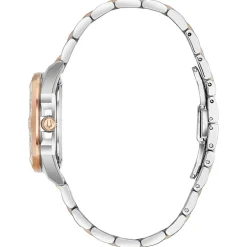 Bulova Marine Star Womens Diamond Accent Two Tone Bracelet Watch 98r234