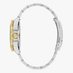 Bulova Mens Automatic Two Tone Stainless Steel Bracelet Watch 98b467