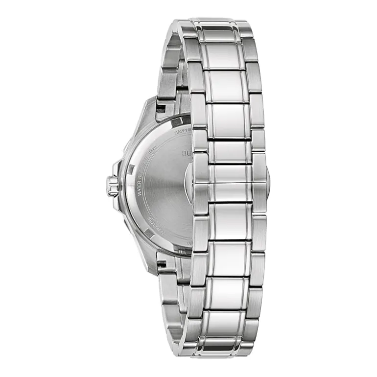 Bulova Performance Womens Silver Tone Stainless Steel Bracelet Watch 96p248