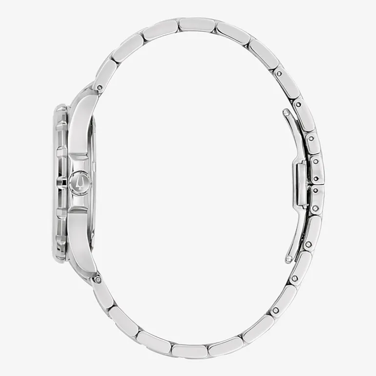 Bulova Performance Womens Silver Tone Stainless Steel Bracelet Watch 96p248