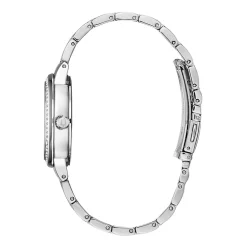Bulova Phantom Womens Diamond Accent Silver Tone Stainless Steel Bracelet Watch 96l276