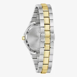 Bulova PrestigeN Womens Two Tone Stainless Steel Bracelet Watch 98p234
