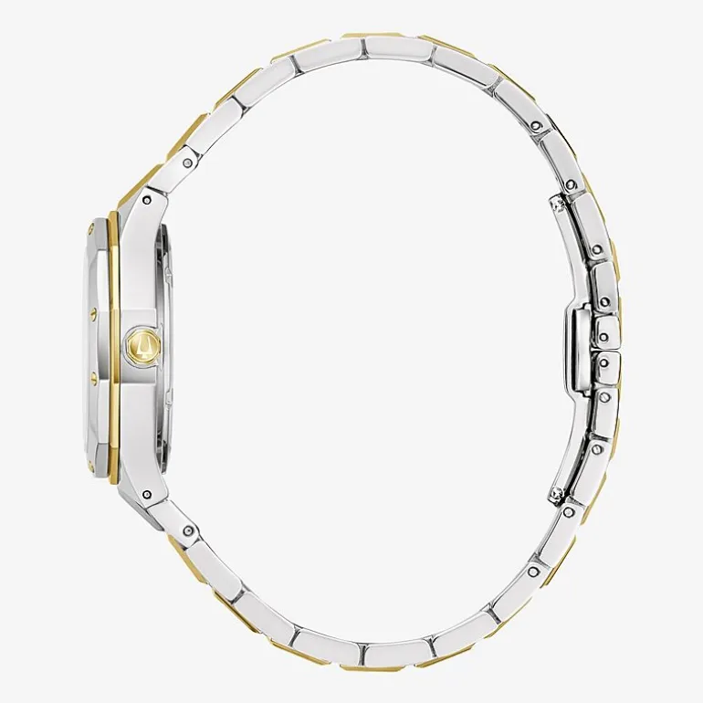 Bulova PrestigeN Womens Two Tone Stainless Steel Bracelet Watch 98p234