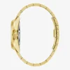 Bulova Surveyor Mens Automatic Gold Tone Stainless Steel Bracelet Watch 97a182