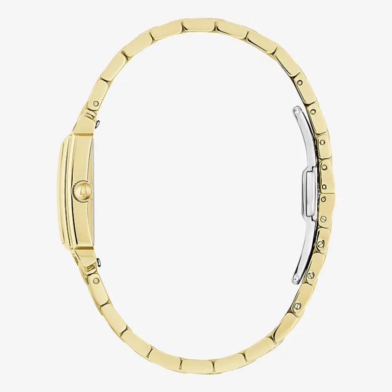 Bulova Sutton Womens Gold Tone Stainless Steel Bracelet Watch 97l177