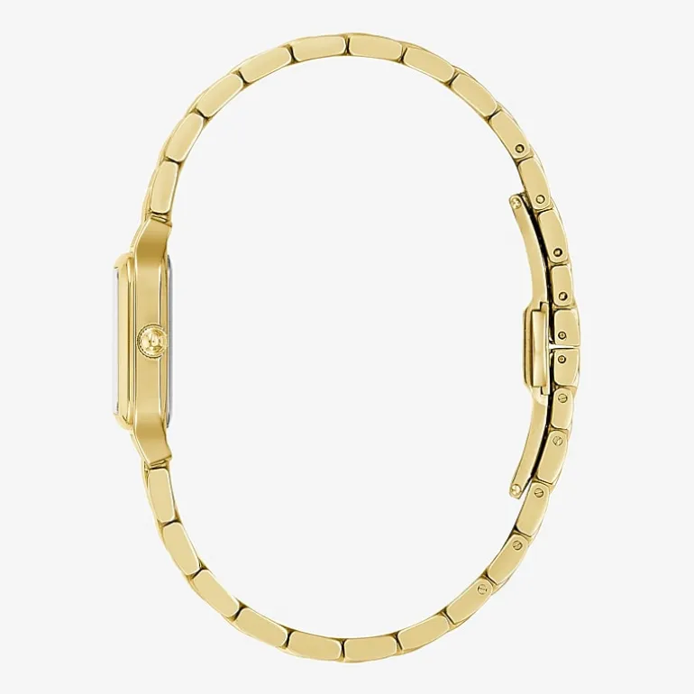 Bulova Womens Gold Tone Stainless Steel Bracelet Watch 97l191
