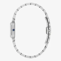 Bulova Womens Silver Tone Stainless Steel Bracelet Watch 96r256