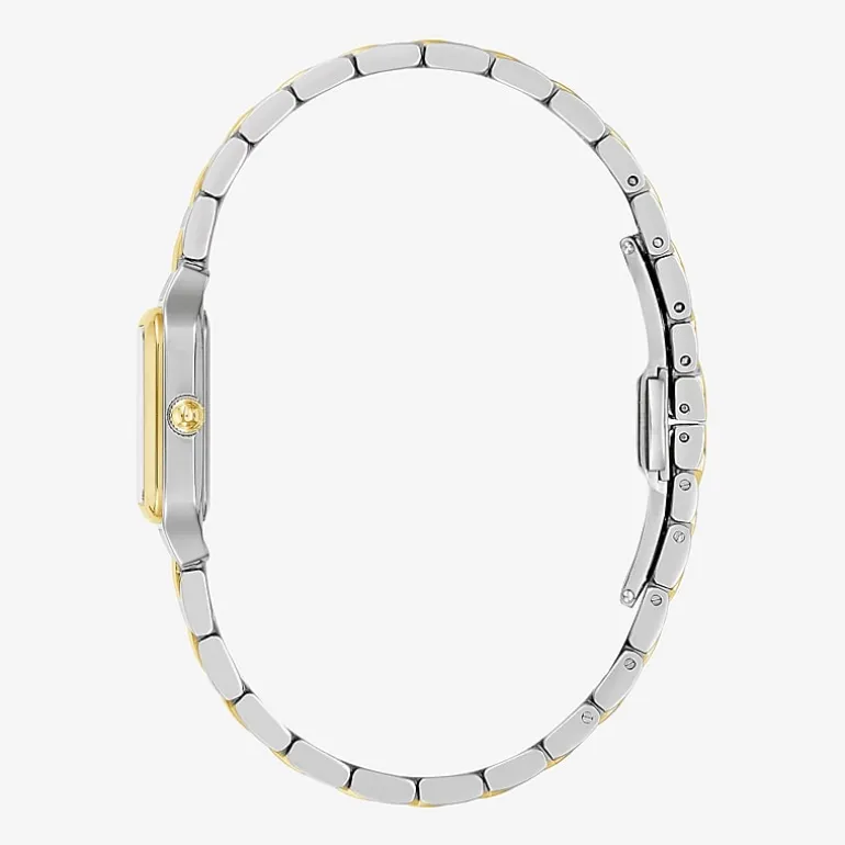 Bulova Womens Two Tone Stainless Steel Bracelet Watch 98l330