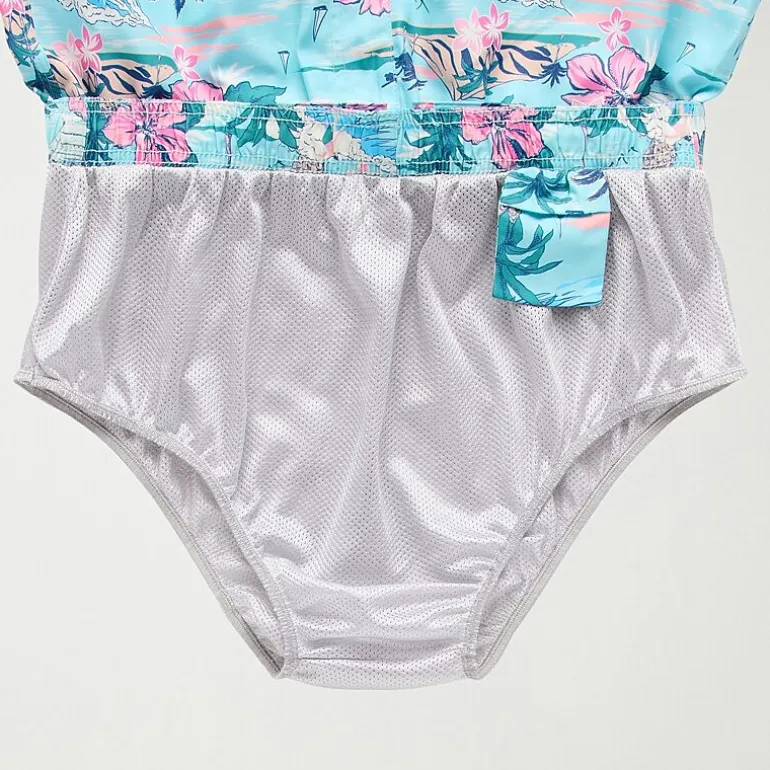 Burnside Mens Drawstring Waist 8" Swim Trunks