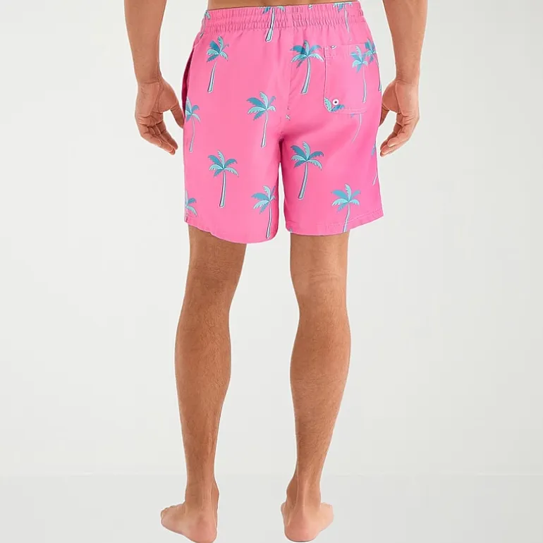 Burnside Mens Drawstring Waist 6" Swim Trunks