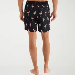 Burnside Mens Drawstring Waist 6" Animal Swim Trunks