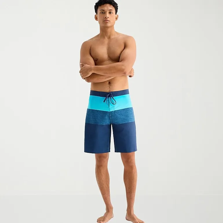 Burnside Mens 9 1/2" Striped Board Shorts