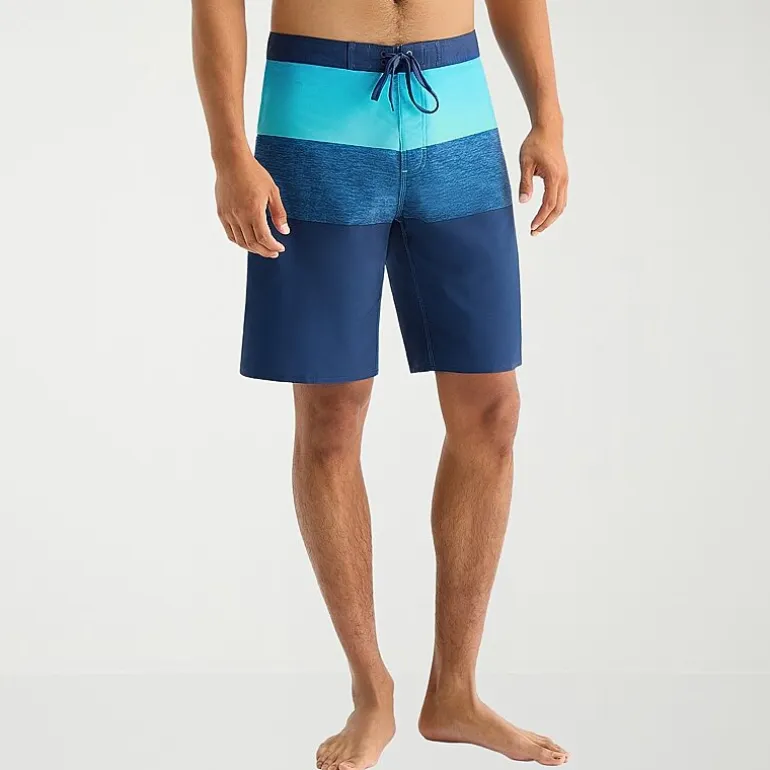 Burnside Mens 9 1/2" Striped Board Shorts