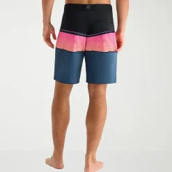 Burnside Mens 9 1/2" Striped Board Shorts