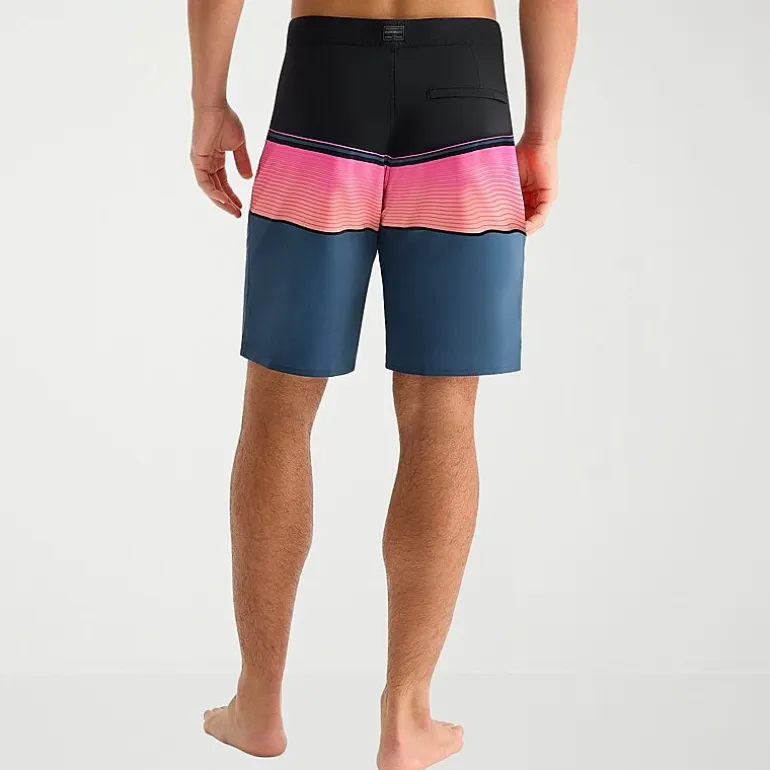 Burnside Mens 9 1/2" Striped Board Shorts