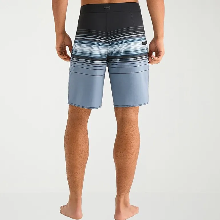 Burnside Mens 9 1/2" Striped Board Shorts