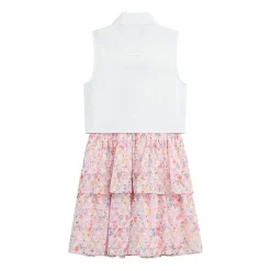 by&by girl Little & Big Kid Girls Floral 2-pc. Dress Set