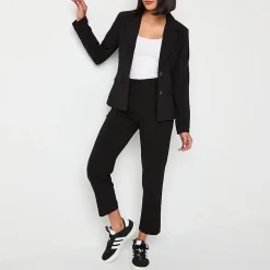 by&by Womens Juniors Slim Mid Rise Ankle Pant